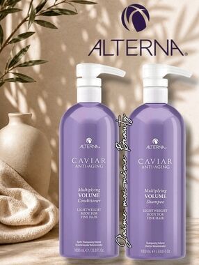 Alterna Caviar Anti-Aging Volume Shampoo and Conditioner Liter Set